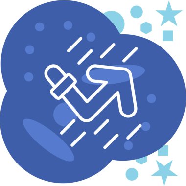 Bulut. Web simgesi basit illüstrasyon