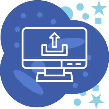 Bulut hesaplama. Web simgesi