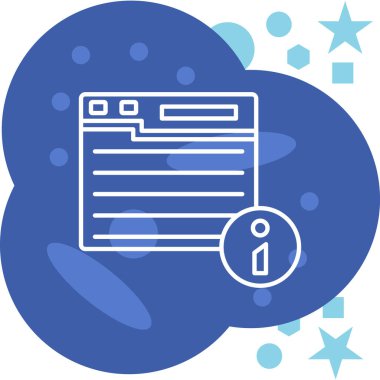 Bulut. Web simgesi basit illüstrasyon