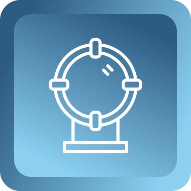 Saat simgesinin vektör illüstrasyonu