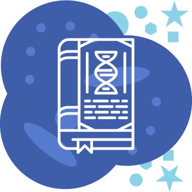 DNA simgesi vektör illüstrasyonu