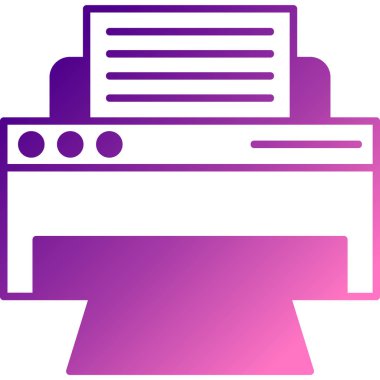 Bilgisayar monitörü simgesi. vektör illüstrasyonu