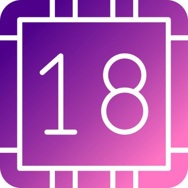 Takvim simgesi, vektör çizimi