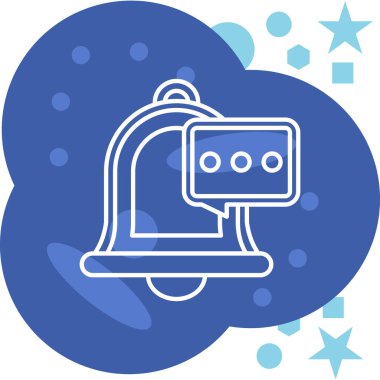 Çizgi film simgesinin vektör çizimi