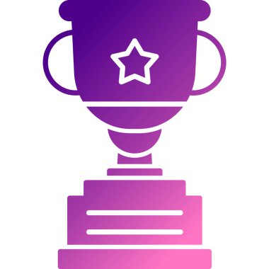 Ödül ödülü ikonu vektörü. Kupa kupası sembolü