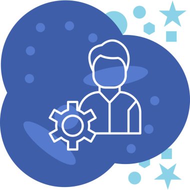 İş. Web simgesi basit illüstrasyon