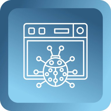 Modern b 'nin vektör illüstrasyonu radyo simgesinden yoksundur