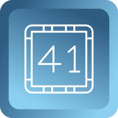 Modern simgenin vektör illüstrasyonu