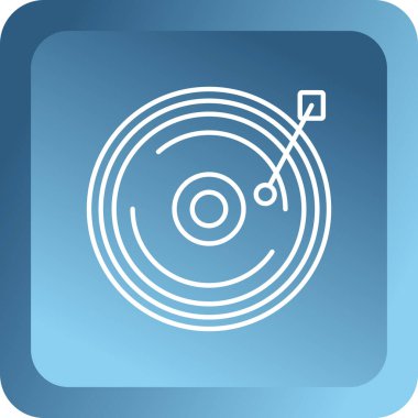 vektör Müzik player simgesi