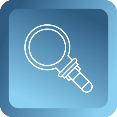 Büyüteç. Web simgesi.