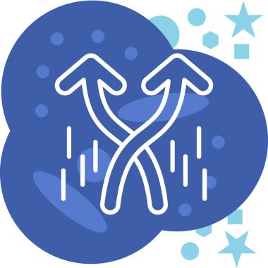 Şirin bir simgenin vektör illüstrasyonu