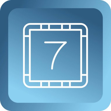 Modern bilgisayar simgesinin vektör illüstrasyonu