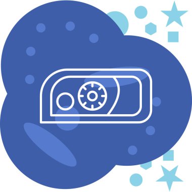 Modern bir simgenin vektör illüstrasyonu