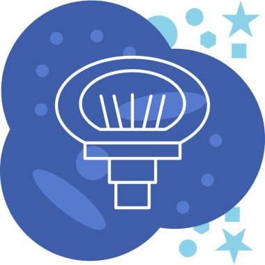 Hava balonu simgesi taslak biçiminde