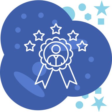 Ödül. Web simgesi basit illüstrasyon