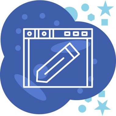 Modern b 'nin vektör illüstrasyonu