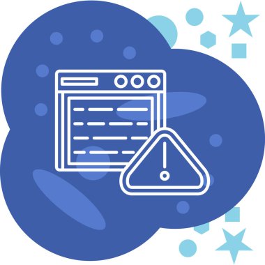 Veri Depolama simgesi, vektör illüstrasyonu