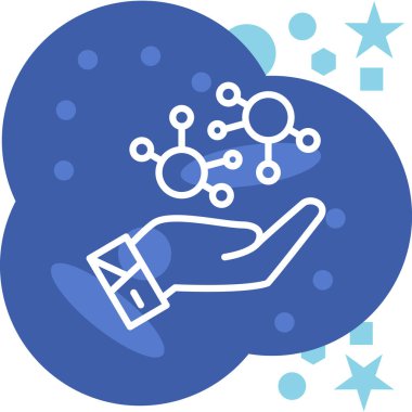 vektör çizim tasarım el simgesi