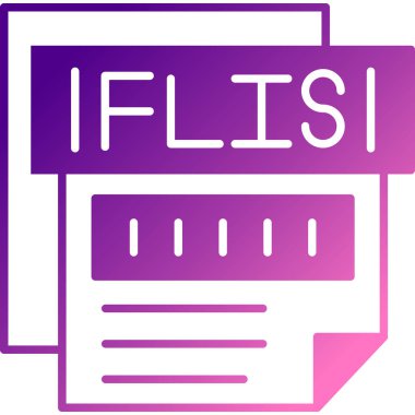 dosya biçimi simgesi, vektör illüstrasyonu