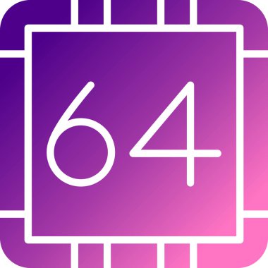 Tek bir modern simgenin vektör illüstrasyonu