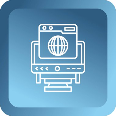 bir web simgesine sahip kamera.