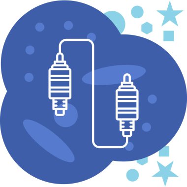 Bulut simgesi vektör illüstrasyonu