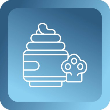 Pasta Simgesinin Vektör illüstrasyonu