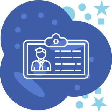 Bulut hesaplama simgesi yumuşak mavi arkaplanda izole edilmiş düz moda biçiminde