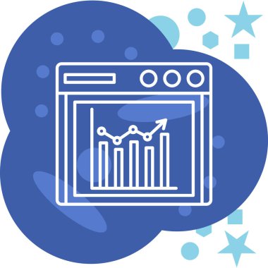 seo modern simgesinin vektör illüstrasyonu