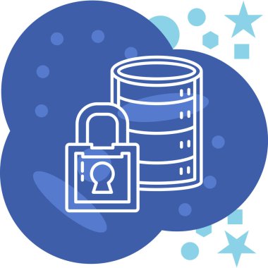 veritabanı depolama sunucu simgesi - biçiminde