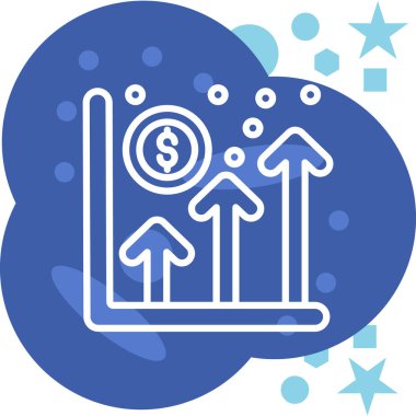 iş büyümesi simgesi vektör illüstrasyonu