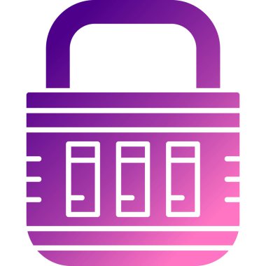 Modern b 'nin vektör illüstrasyonu simge kilidinden yoksun