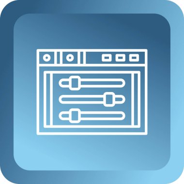 seo modern simgesinin vektör illüstrasyonu