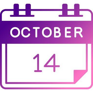 Beyaz arkaplanda 25 Ekim takvimi. 3 boyutlu illüstrasyon. Bir ay. Takvim. Ekim takviminin ayı. Ayın sonbaharı. sonbahar