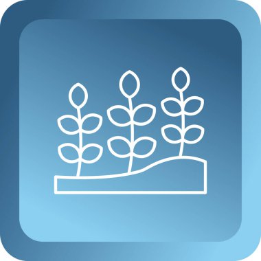 bitki yetiştirme simgesi, vektör illüstrasyonu