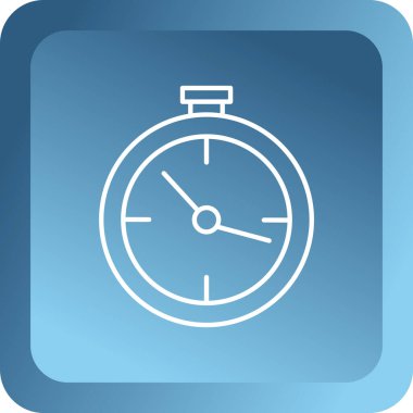 Zaman simgesi. düz dizayn