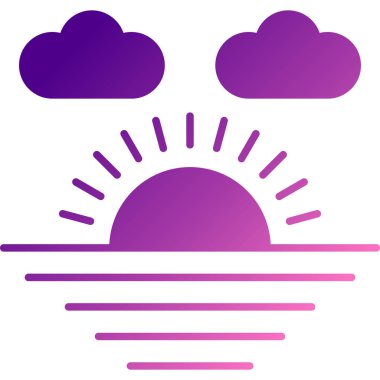 hava simgesi, vektör illüstrasyon tasarımı