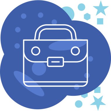 çanta çanta alışveriş simgesi - taslak biçimi