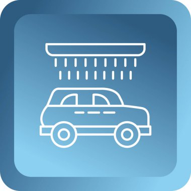 araba park vektörü simgesi modern illüstrasyon tasarımı