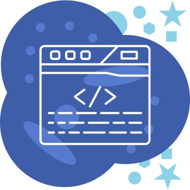 Bulut simgesi, basit vektör illüstrasyonu