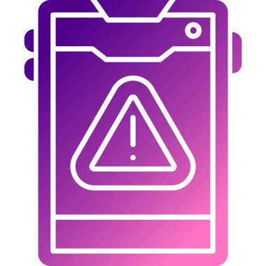 Uyarı simgesi, vektör illüstrasyonu