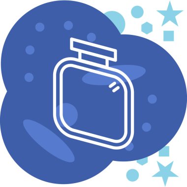 Şişe. Web simgesi basit illüstrasyon