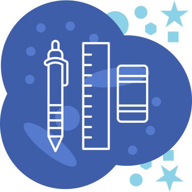 kalem simgesi vektör illüstrasyonu