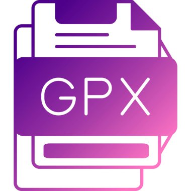 dosya biçimi simgesi, vektör illüstrasyonu