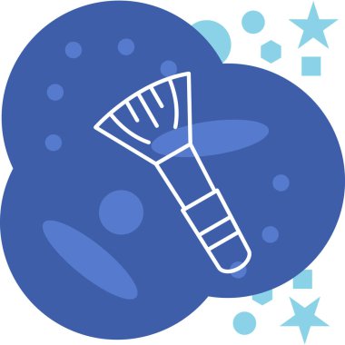 Süpürge. Web simgesi basit vektörü