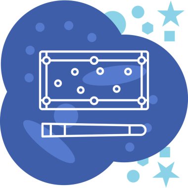 Web simgesi. Bulutun vektör çizimi