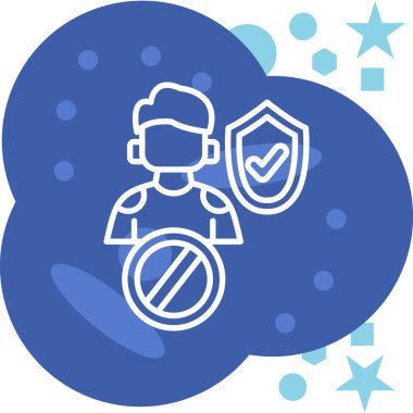 Sırt çantalı ve kalkanlı çantalı bir kadının vektör çizimi