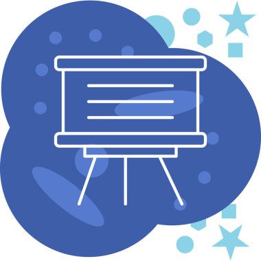 Modern eğitim ikonunun vektör illüstrasyonu