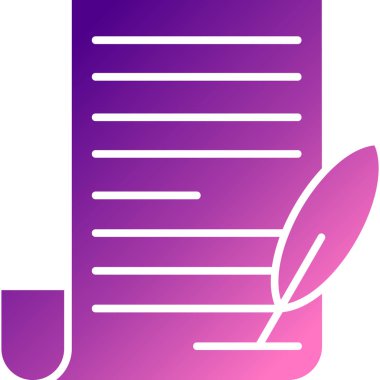 Bir harfin vektör illüstrasyonu