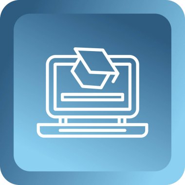 bilgisayar simgesi, vektör illüstrasyonu